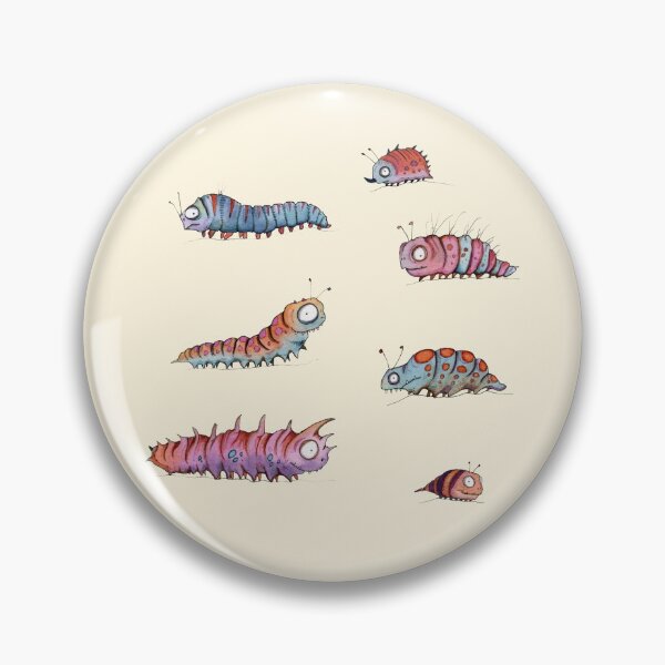 Item preview, Colourful friendly caterpillars designed and sold by ZoDrawsStuff.
