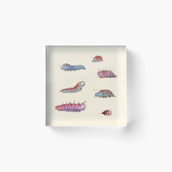 Item preview, Colourful friendly caterpillars designed and sold by ZoDrawsStuff.
