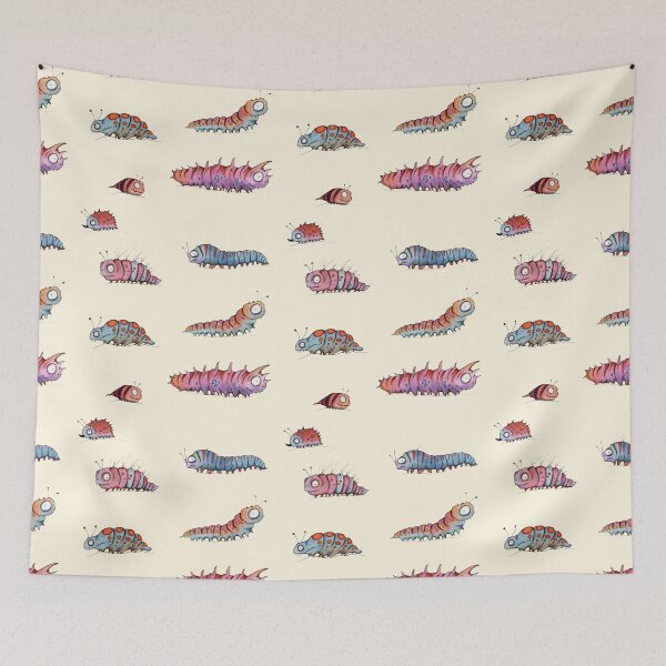 Item preview, Colourful friendly caterpillars designed and sold by ZoDrawsStuff.
