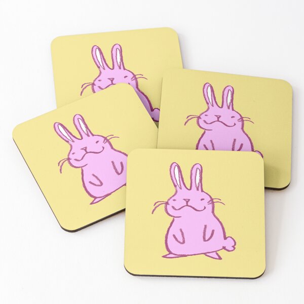 Item preview, Pink Happy Bunny designed and sold by elysedraws.