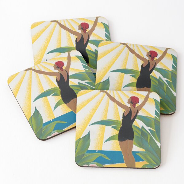 Item preview, Le Soleil toute Lannee vintage travel poster designed and sold by stickart-marek.