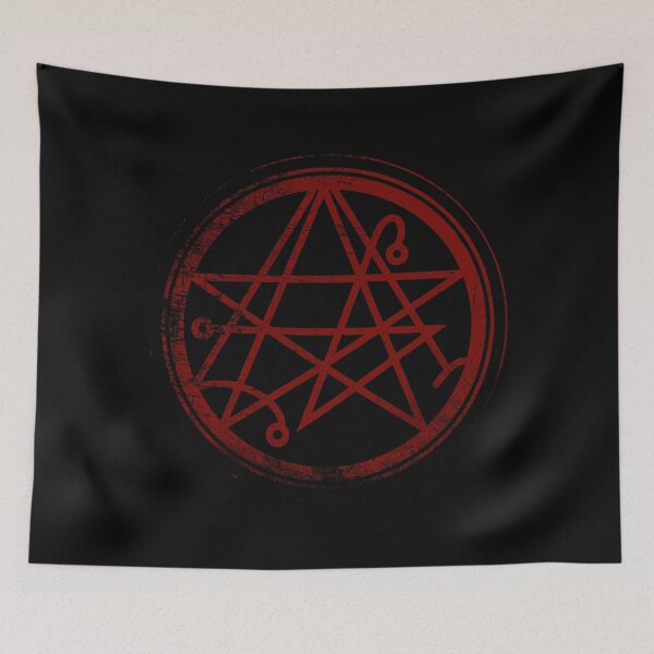 Item preview, Necronomicon - Lovecraft symbol - Gate of Yog-sothoth designed and sold by zachholmbergart.