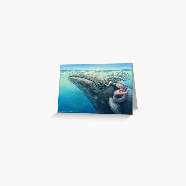 Vista previa del artículo con la obra « decidieron que serían mejores amigos para siempre. Una ballena nunca olvida una promesa.», diseñado y vendido por Anneliese Juergensen.
