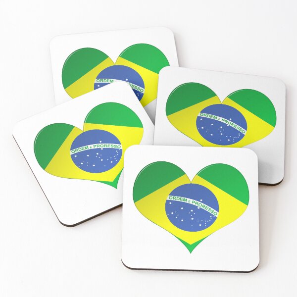 Item preview, Brazil Flag Heart designed and sold by MarkUK97.