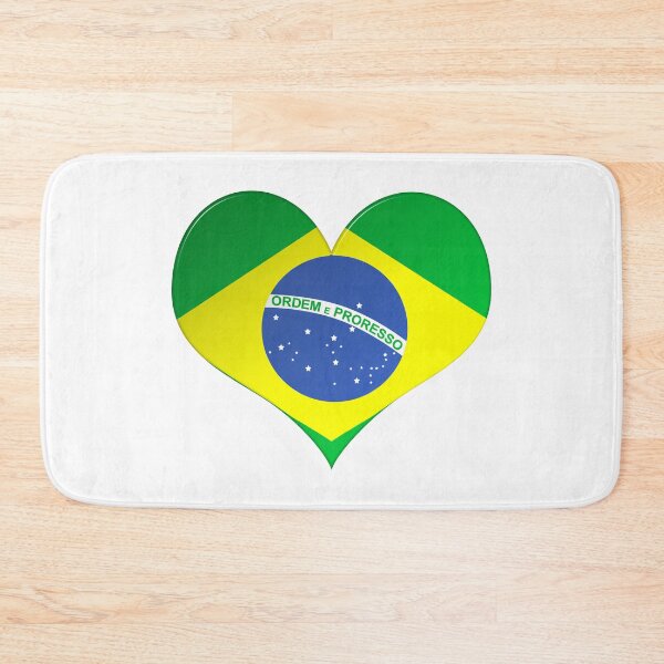 Item preview, Brazil Flag Heart designed and sold by MarkUK97.