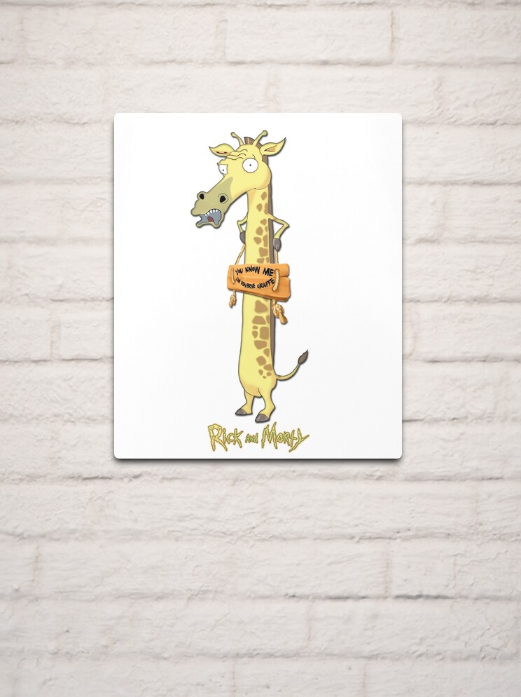 Reverse Giraffe Metal Print for Sale by VlayaFanArt