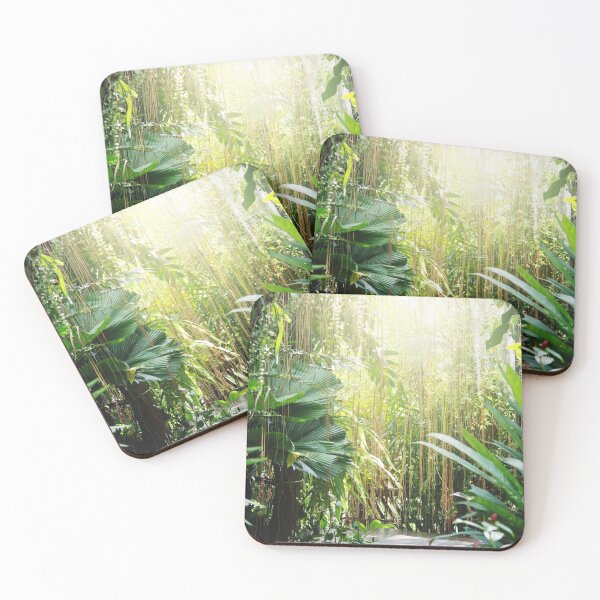 Item preview, Natural background with lush foliage and tropical plants designed and sold by dariazu.