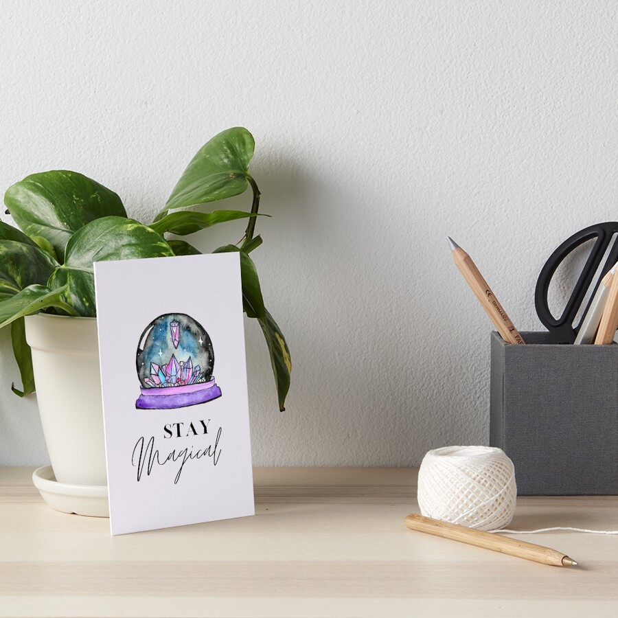 Crystal Ball Magic Art Board Print
