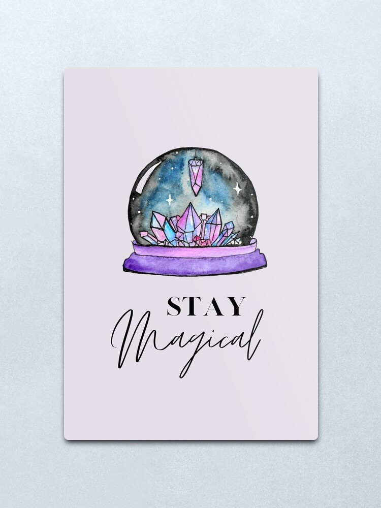 Alternate view of Crystal Ball Magic Metal Print