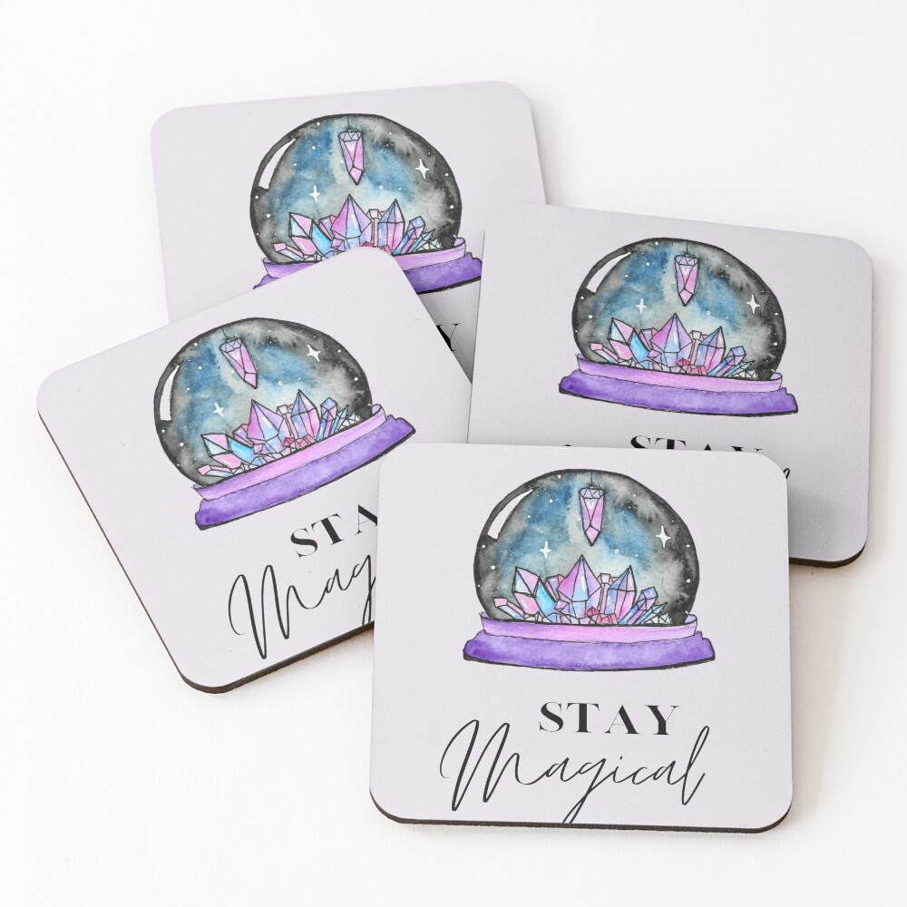 Crystal Ball Magic Coasters (Set of 4)