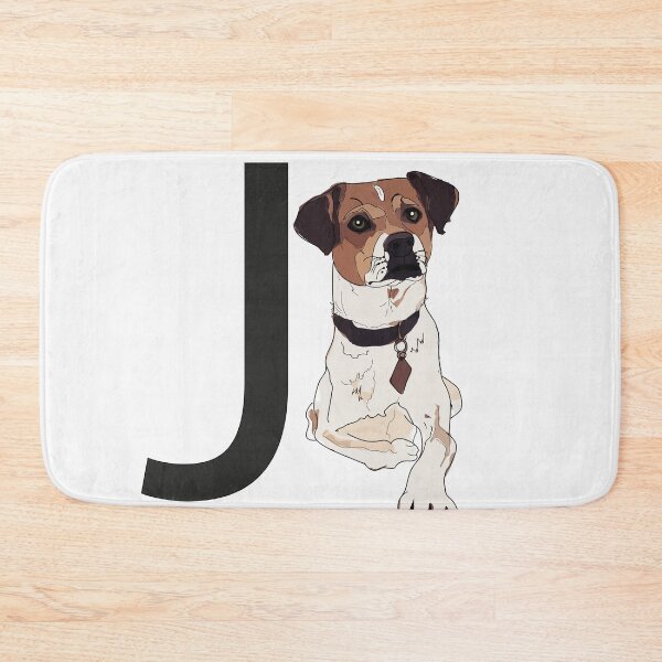Item preview, J is for Jack Russell Terrier Dog designed and sold by sketchandpaws.