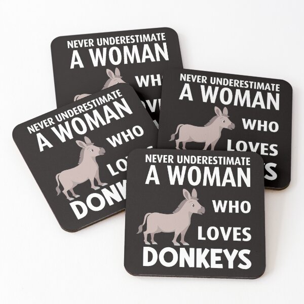 Item preview, Woman underestimate love donkey designed and sold by Imutobi.