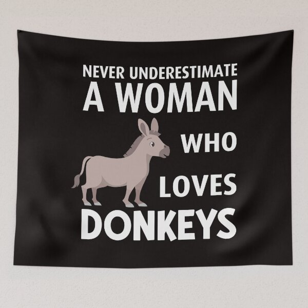 Item preview, Woman underestimate love donkey designed and sold by Imutobi.
