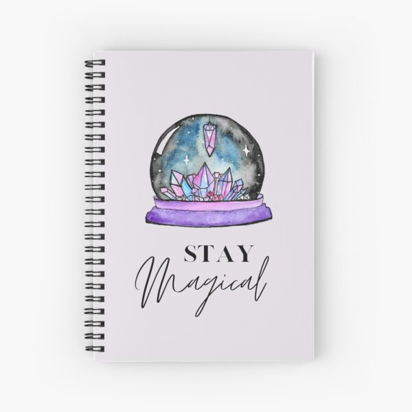 Crystal Ball Magic Spiral Notebook