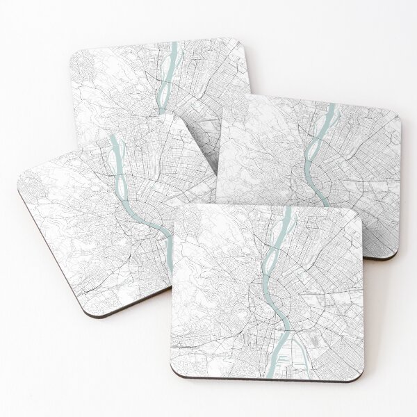 Item preview, Budapest City Map designed and sold by JLCDesign.