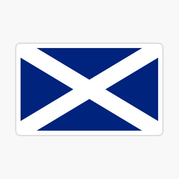 Scottish Independence Flag Scotland T-Shirt Sticker