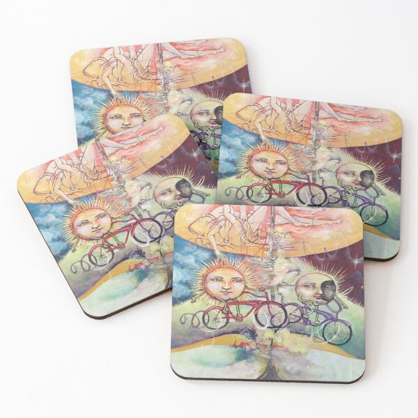Item preview, Sun and Moon Lowbrow Surreal Fine Art Painting designed and sold by Mutantland.