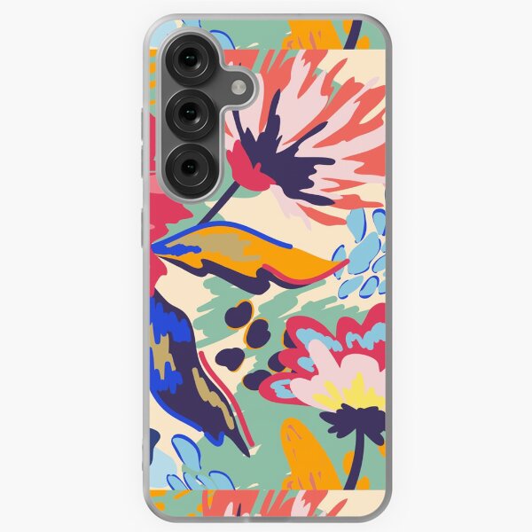 Item preview, hand painted abstract floral designed and sold by Coolandcatchy.