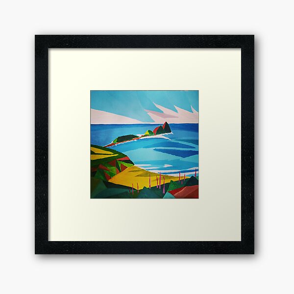 Item preview, Worms Head Gower Swansea Triangularism designed and sold by ArtinyourHeart.