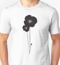 Black poppy / Coquelicot noir tee-shirt Unisex T-Shirt