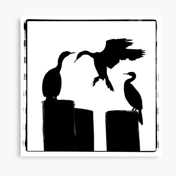 Shadow Theatre on the Pier Canvas Print