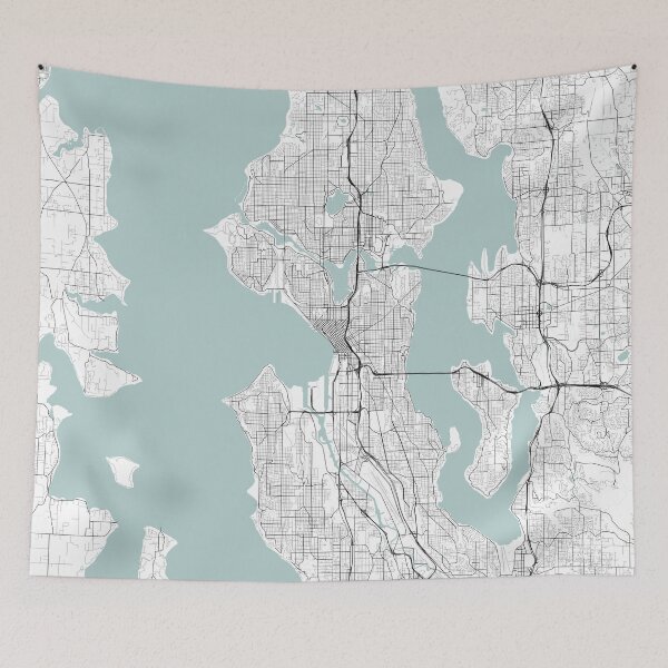 Item preview, Seattle City Map designed and sold by JLCDesign.