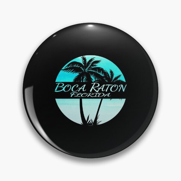 Item preview, Boca Raton Florida Palm Trees Souvenir Vacation Travel Design designed and sold by KoolMoDee.