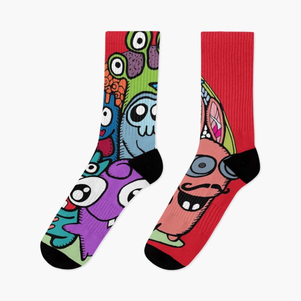 Item preview, Happy monsters designed and sold by Cristina Cassia.
