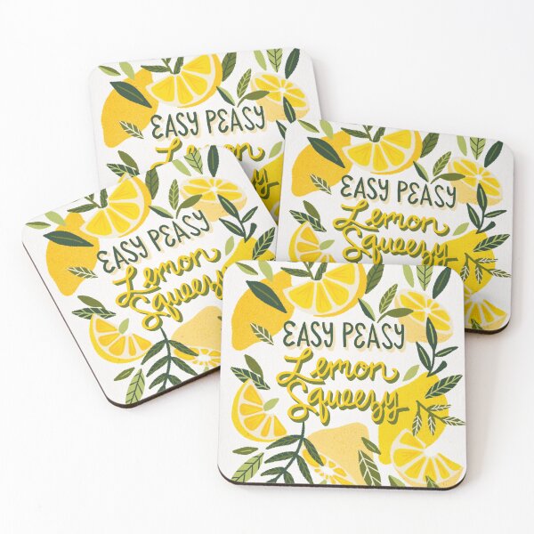 Item preview, Easy Peasy Lemon Squeezy Citrus – Yellow & Green Palette designed and sold by Cat Coquillette.