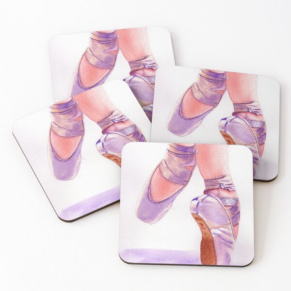 Item preview, Ballet Pointe Shoes Watercolor Painting designed and sold by MMc Buck.