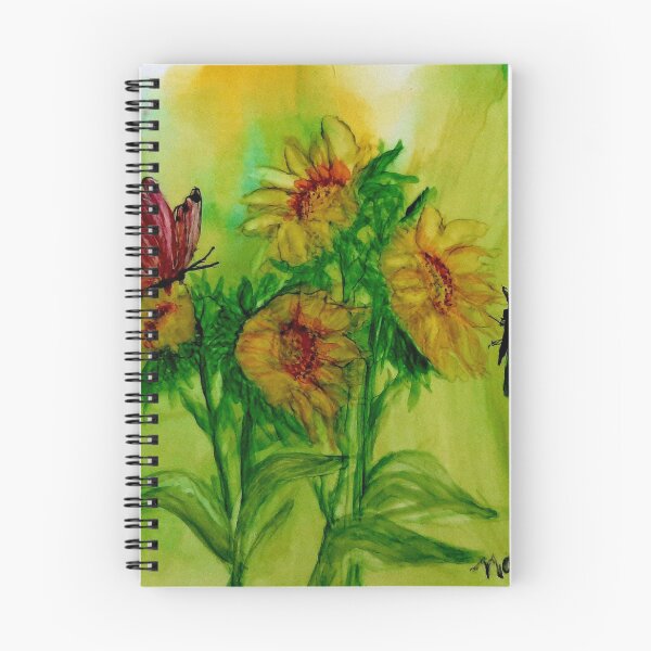 Item preview, Butterflies and sunflowers designed and sold by Nancy Turner.