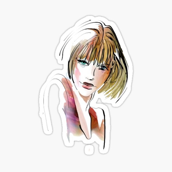 Item preview, women sketch designed and sold by tejaltank.
