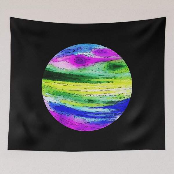 Item preview, rainbow planet designed and sold by cam-graphics.
