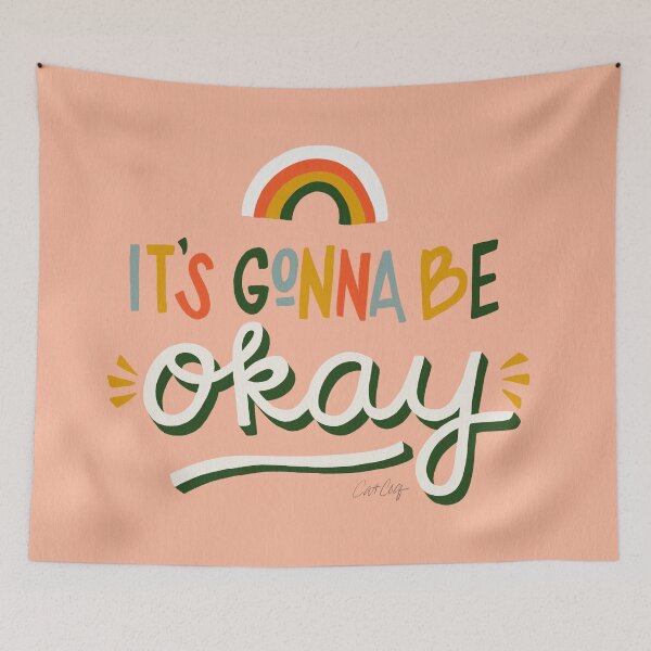 Item preview, It's Gonna Be Okay – Retro Palette designed and sold by Cat Coquillette.