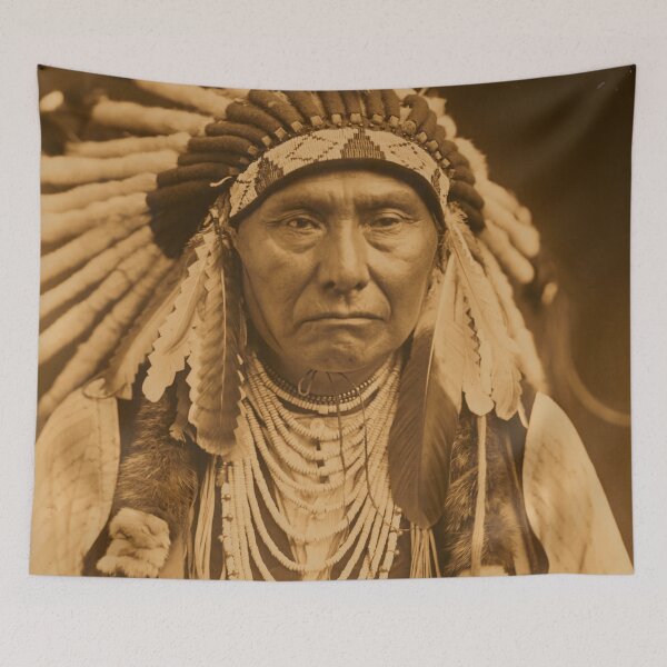 Item preview, Chief Joseph Photograph by Edward Curtis, 1903 designed and sold by Vintage Wall Art.