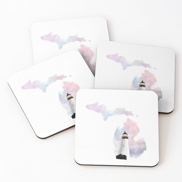 Item preview, Michigan Lighthouse Pastel designed and sold by NJKDesign.