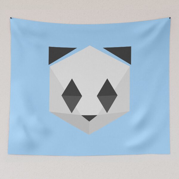 Aperçu de l'œuvre Panda (bleu) créée et vendue par animinimal.