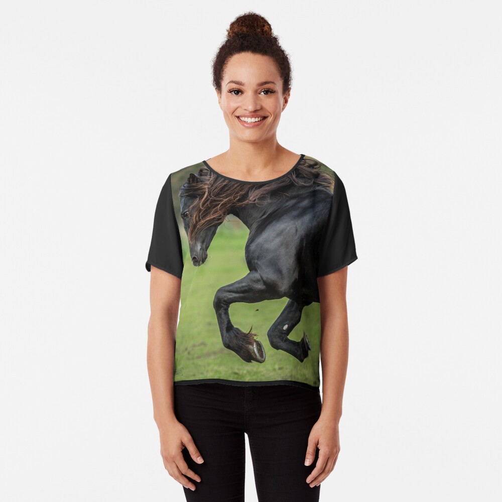 Item preview, Chiffon Top designed and sold by Blackhorsesltd.