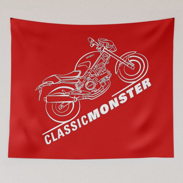 Item preview, Classic Monster Lover, on Red edition for the Real Biker designed and sold by etoide.