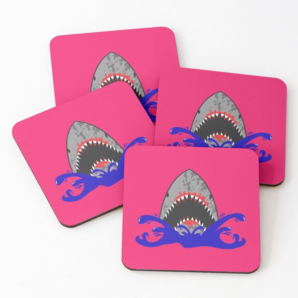 Item preview, Bloody Shark Coming Out of Water Pink designed and sold by Elsie Starkey.