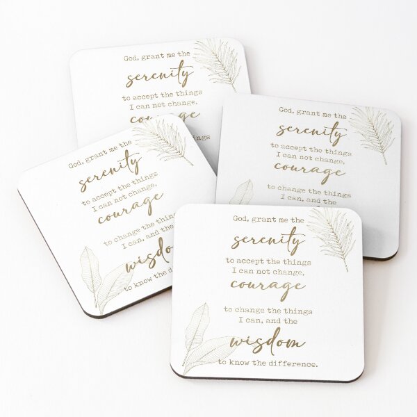 Item preview, Serenity Prayer - Minimal Christian Design designed and sold by Si Li.