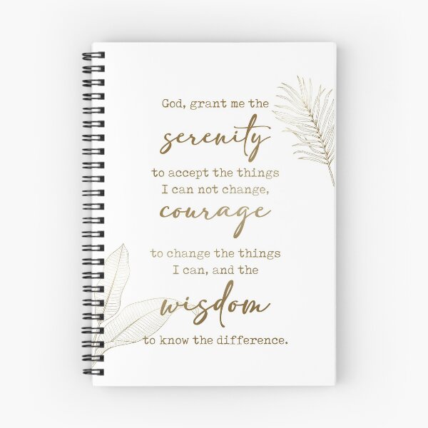 Item preview, Serenity Prayer - Minimal Christian Design designed and sold by Si Li.