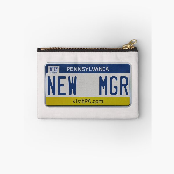 Item preview, NEW MGR - Creed Bratton New Manager License Plate designed and sold by ApparelFactory.