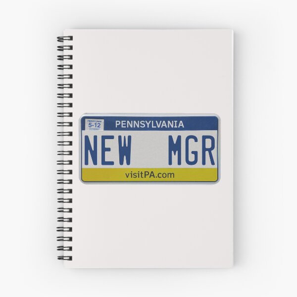 Item preview, NEW MGR - Creed Bratton New Manager License Plate designed and sold by ApparelFactory.