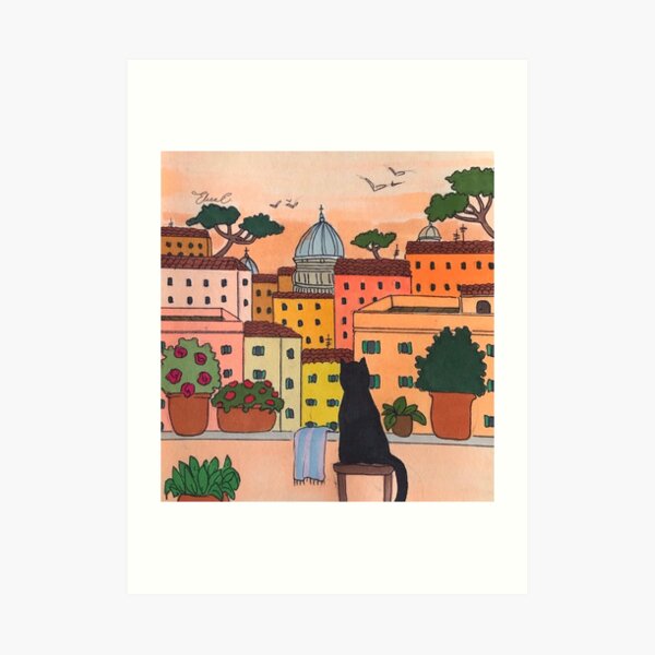 The Roman Quarantine - Contemplating the Beauty Art Print