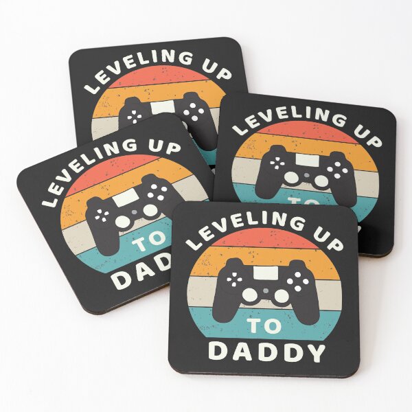 Item preview, Leveling Up to Daddy, New Dad, Pregnancy Announcement  designed and sold by Medotees.