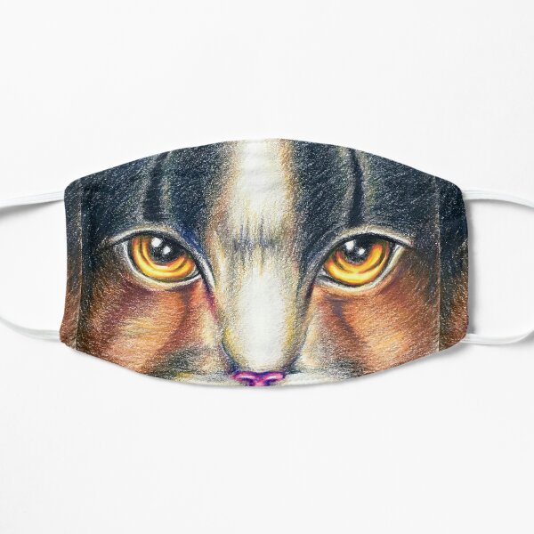 Calico Cat Flat Mask