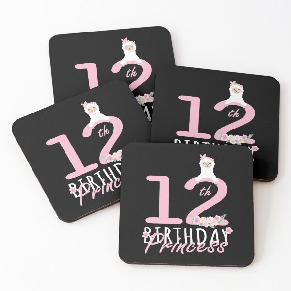 Item preview, 12th Birthday Princess Llama Girl Llamazing 12 Years Old print designed and sold by Grabitees.