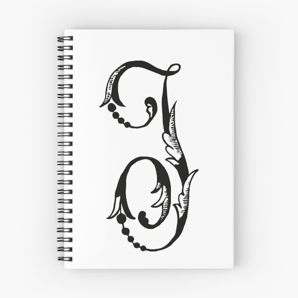 Item preview, Antique Black and White Monogram J designed and sold by Vintage-TM.