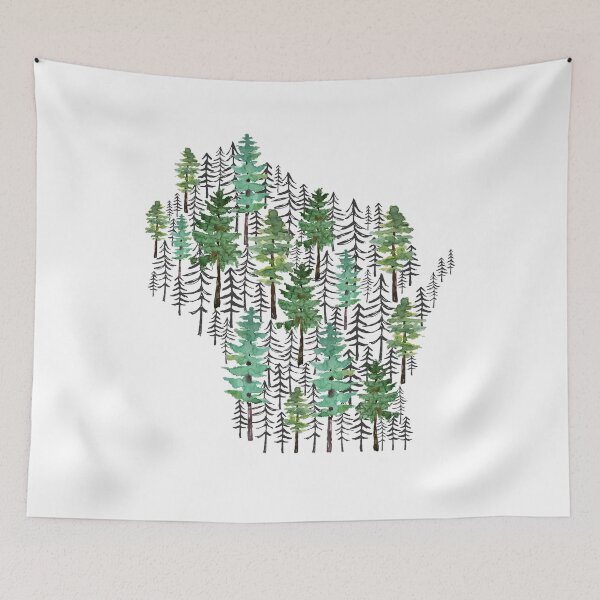 Item preview, Wisconsin Forest designed and sold by GreatLakesLocal.